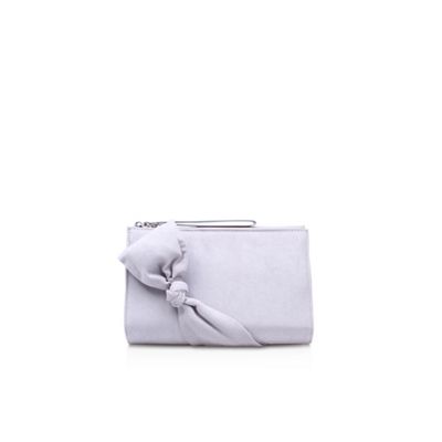 Grey Dame clutch bag